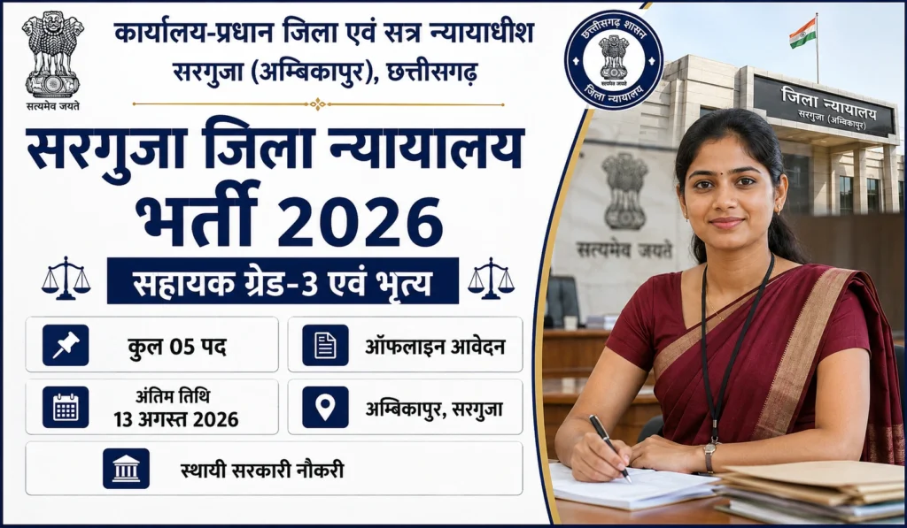 Sarguja District Court Recruitment 2026