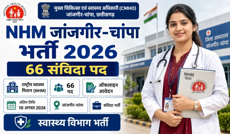 NHM Janjgir Champa Recruitment 2026
